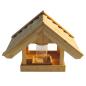 Preview: Natura Pine Wood Bird Feeder for Hanging, 30 × 18 × 28 cm