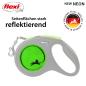 Preview: Flexi New Neon, S, neon-grün mit Gurt 5 m