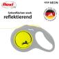 Preview: Flexi New Neon, M, neon-gelb mit Gurt 5 m