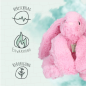 Preview: Cozy Dog Bunny Blue - Plüschhase mit Herzschlag