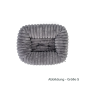 Preview: Hundebett TP Biscuit Cube Grau S 