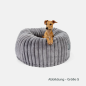 Preview: Hundebett TP Biscuit Spot Grau S