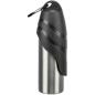 Preview: Flasche mit Trinknapf, Edelstahl/Kunststoff 0,75 l, schwarz