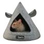 Preview: Kuschelhöhle TeePee "Let´s sleep" grau