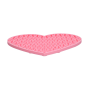 Preview: Lick 'n' Snack Matte Silikon pink mit Saugnapf (Herz)