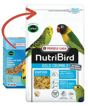 NutriBird Gold Crumble Sittiche & kleine Papageien (1 kg)