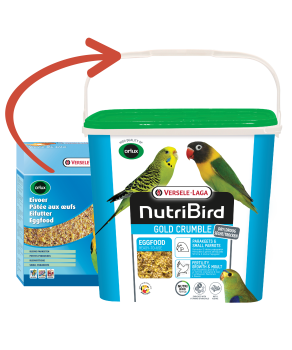 NutriBird Gold Crumble Sittiche & kleine Papageien (4 kg)