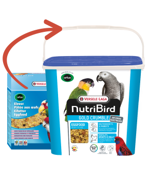 NutriBird Gold Crumble Großsittiche & Papageien (4 kg)