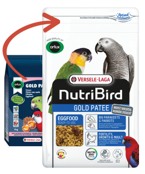 NutriBird Gold Patee Großsittiche & Papageien (1 kg)