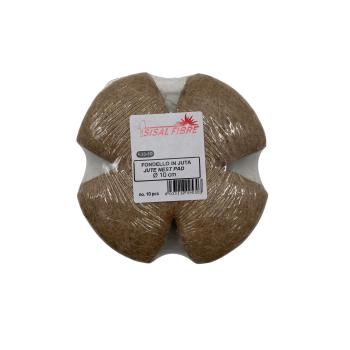 Nesteinlagen Jute gestanzt 10 cm (10 Stück)