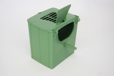Exotennistkasten - Kunststoff  12 x 11 x 13,5 cm grün