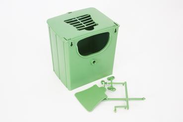 Exotennistkasten - Kunststoff  12 x 11 x 13,5 cm grün