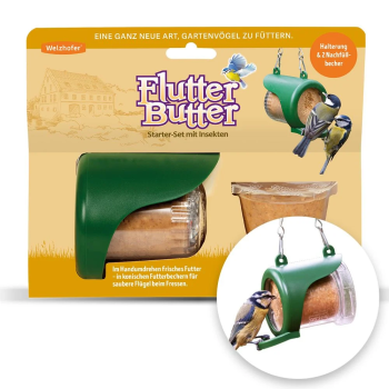 Flutter Butter Starterset mit Insekten