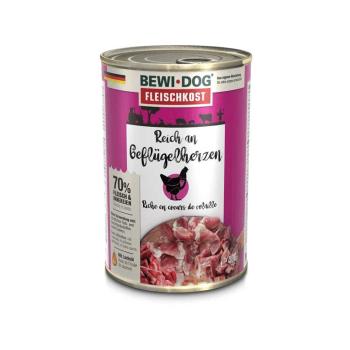 Bewi-Dog Fleischkost - Reich an Geflügelherzen (400 g)