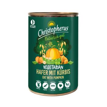 Christopherus Vegetarian nass - mit Hafer und Kürbis (400 g)