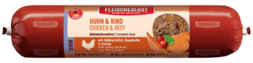 Fleischeslust - Senior Menü - Huhn & Rind mit Süßkartoffel (800 g)