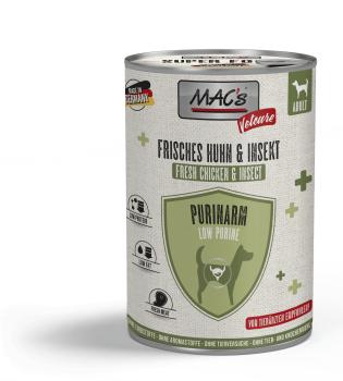 Mac´s Dog Vetcare Huhn & Insekt (purinarm) (400 g)