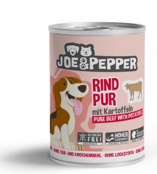 Joe & Pepper Hund - Rind pur mit Kartoffeln (400 g)