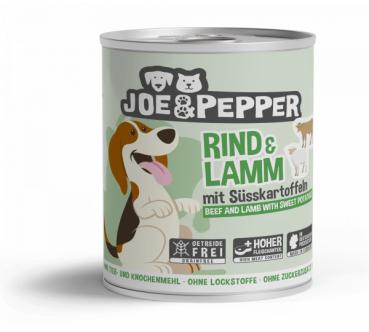 Joe & Pepper Hund - Rind und Lamm mit Süßkartoffeln (800 g)