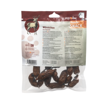 Lupolini Hundewürstchen Rotwild (100 g)