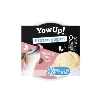 YowUp Joghurt Eiscreme für Hunde, Bacon Cake (110 g)