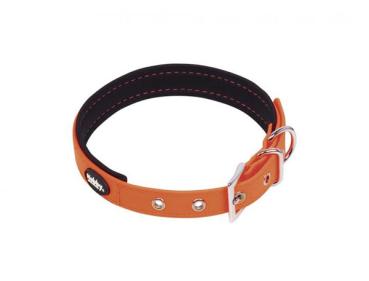 Halsband "Cover" neon-orange, L: 30-40 cm, B: 20 mm