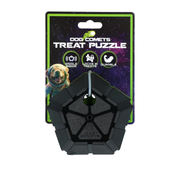 Dog Comets Treat Puzzle Grün (TPR) - 10 x 10 cm