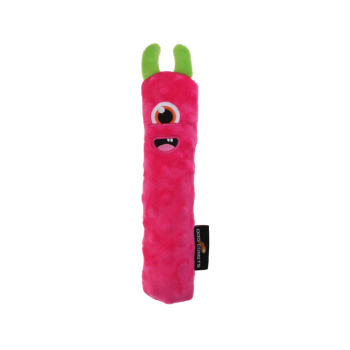 Plüsch Wurfstock "Monster" Pink M - 22,5 x 5 x 5 cm