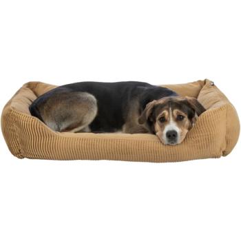 Preview: Hundebett Marley, eckig, 100 x 70 cm, ocker