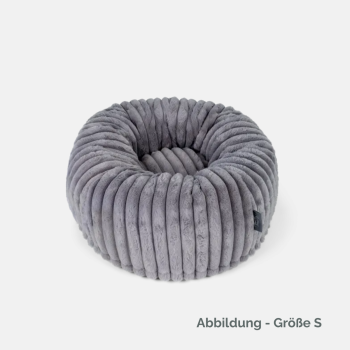 Hundebett TP Biscuit Spot Grau S