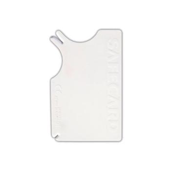 Safecard Zecken-Entferner, Kunststoff, 8 × 5 cm, weiß
