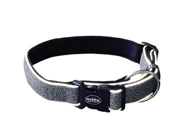 Halsband Cayo grau L: 30-45 cm, B:20/25mm