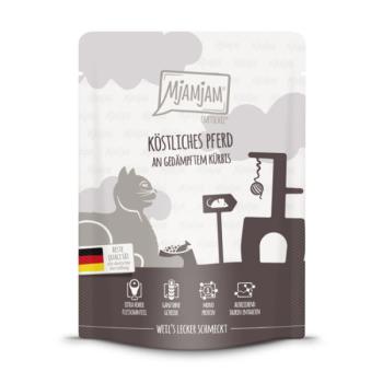 MjaMjam Katze Pouch - köstliches Pferd an Kürbis (300 g)