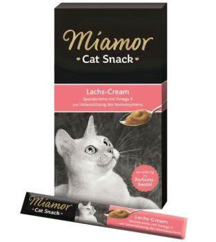 Miamor Cat Snack - Lachs Cream (6 x 15 g)