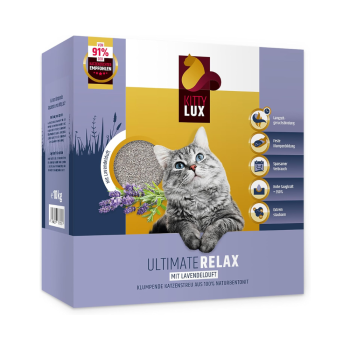Kitty Lux Lettiera per Gatti – Ultimate Relax Profumo Lavand (10 kg)