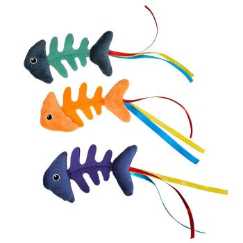 Plüsch Fischgräte mit Catnip, 14/26 cm