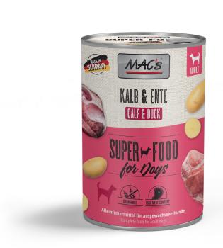 Mac´s Dog Kalb und Ente mit Kartoffeln (400 g)
