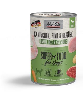 Mac´s Dog Kaninchen mit Gemüse (400 g)