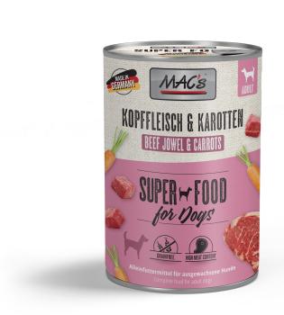 Mac´s Dog Kopffleisch mit Karotten (400 g)