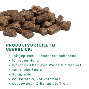 Preview: Markus Mühle NaturNah Hundefutter kaltgepresst (1,5 kg)