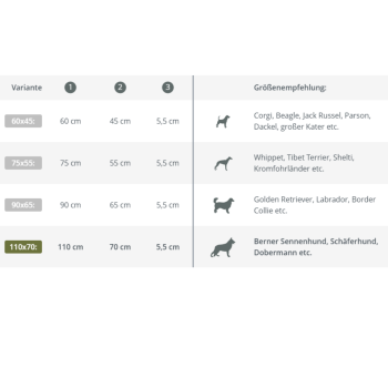 Mora - gefütterte Matte TP, 110 x 70 cm, salbei grün