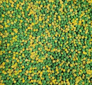 Preview: Perle morbide grün/gelb (800 g)