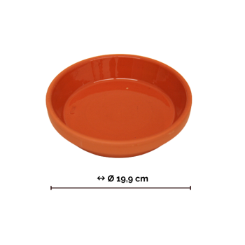 Sottobicchiere in ceramica smaltata Ø 19,9 cm