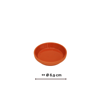 Sottobicchiere in ceramica smaltata Ø 6,9 cm