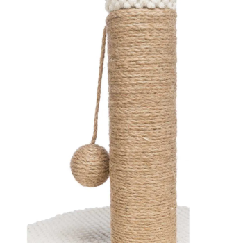 Preview: Kratzbaum Höhle mit Kaktus 36 cm x 84 cm, creme