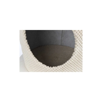 Preview: Kratzbaum Höhle mit Kaktus 36 cm x 84 cm, creme