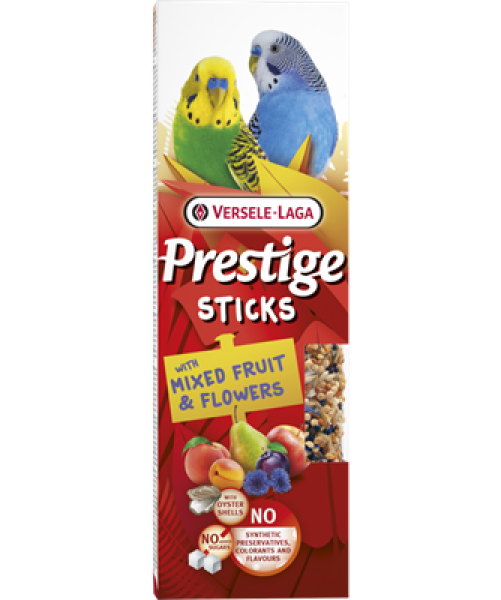 Sticks VL Kleinsittiche - mit gemischten Früchten und Blüten (60 g)