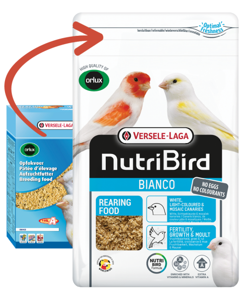 NutriBird Bianco Paté Semi Secco Canarini (1 kg)