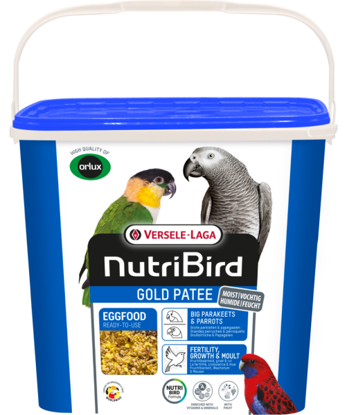 NutriBird Gold Patee Großsittiche & Papageien (5 kg)