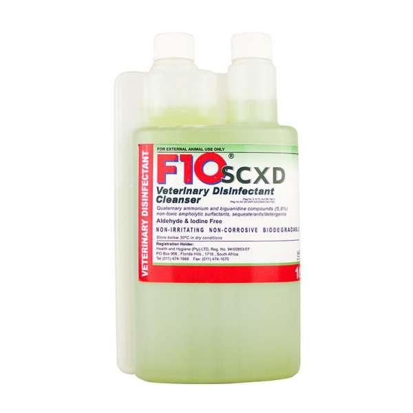 F10 SCXD (verde) Disinfettante & Detergente (1 Liter)